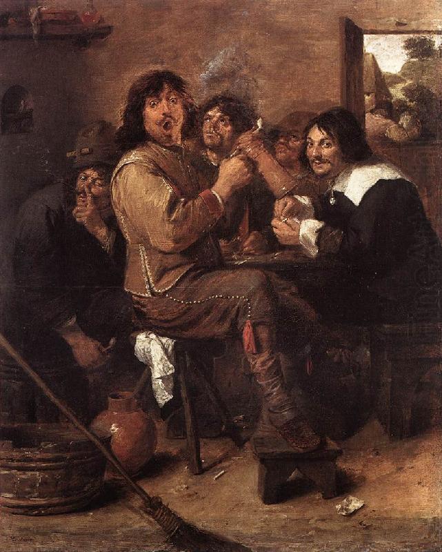 BROUWER, Adriaen Smoking Men ff china oil painting image